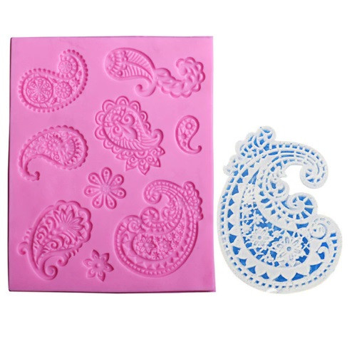 Молд кондитерский 103 на 82 мм розовый Киев - изображение 1