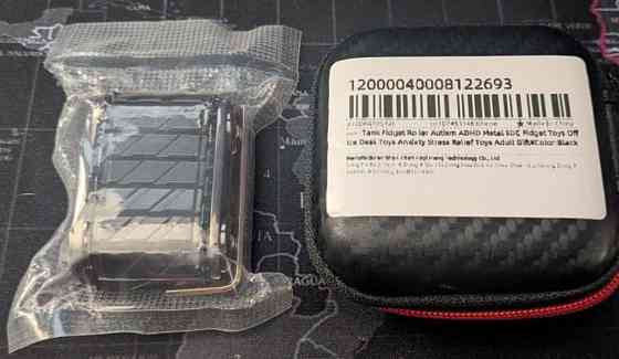 Металевий танк спінер антистрес у футлярі. Харків