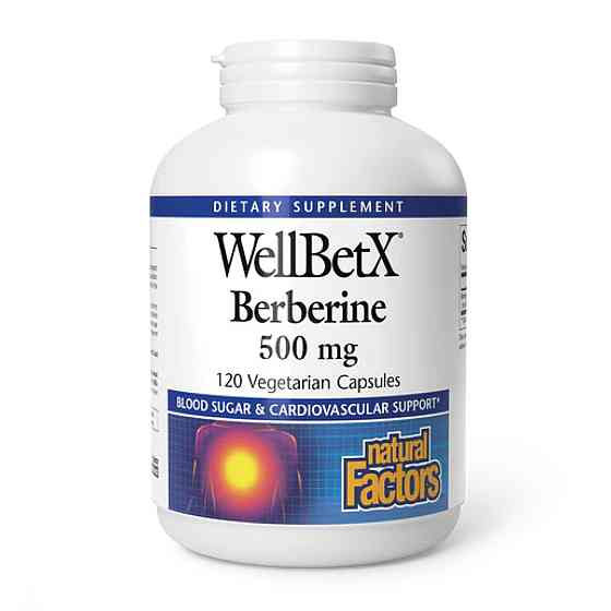 Берберин Natural Factors WellBetX Berberine 500mg 120 капс Киев