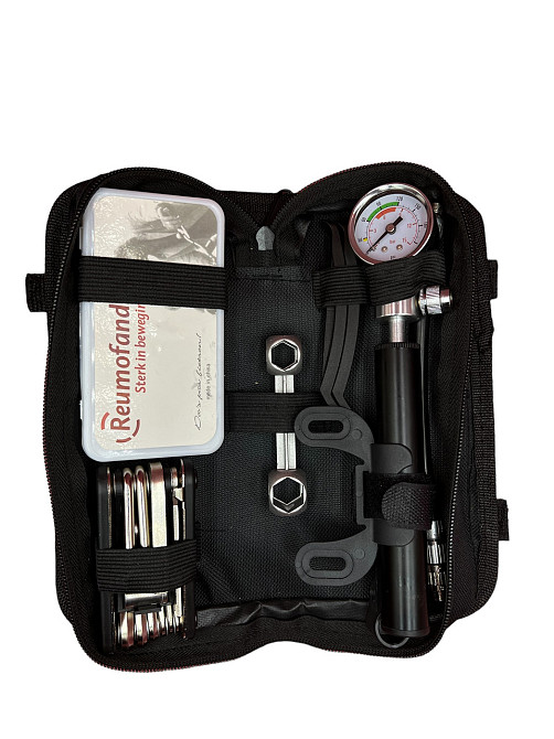 Велосипедна сумка з набором інструментів та насосом з манометром Feel Fit Бровари - фото 2