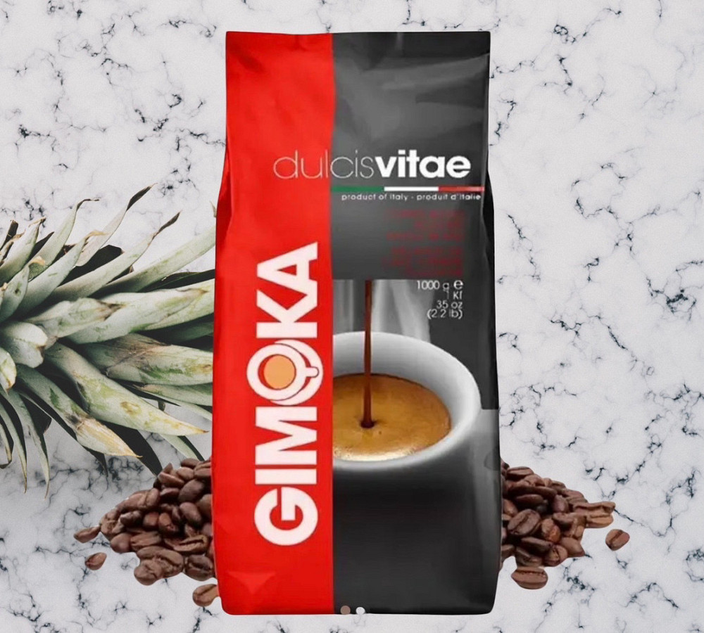 Кофе в зернах Gimoka Dolce Vita 1кг, Италия Оригинал (Джимока) Виноградов - изображение 2