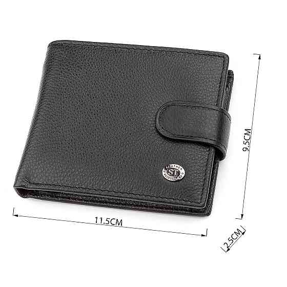 Мужской кошелек ST Leather 18311 (ST103) Черный Киев