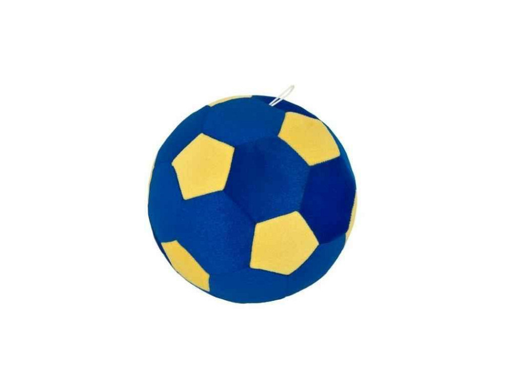 Подушка Мячик футбольний 26*26*26см синьо-жовтий арт.ПШ-0003 ТМ TIGRES Київ - фото 1