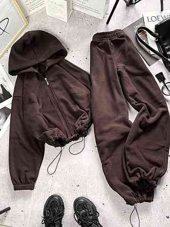 Жіночий стильний костюм двійка двосторонній полар-фліс Одеса