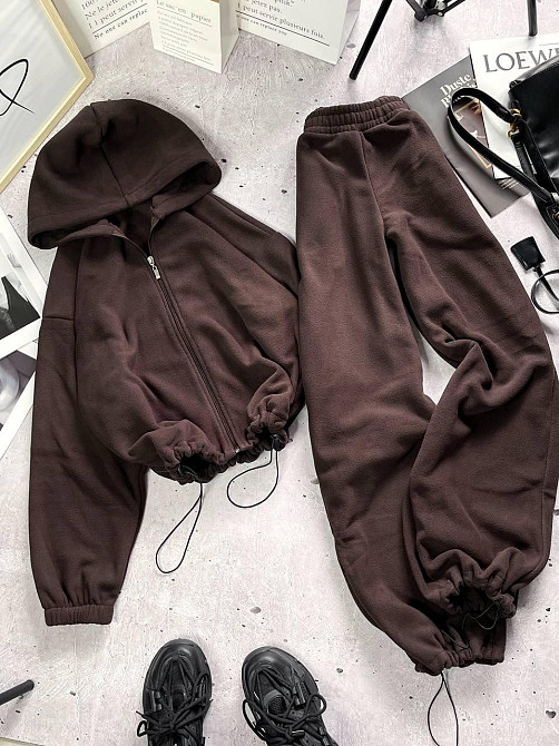 Стильный женский костюм двойка двусторонний полар-флис Одесса - изображение 4