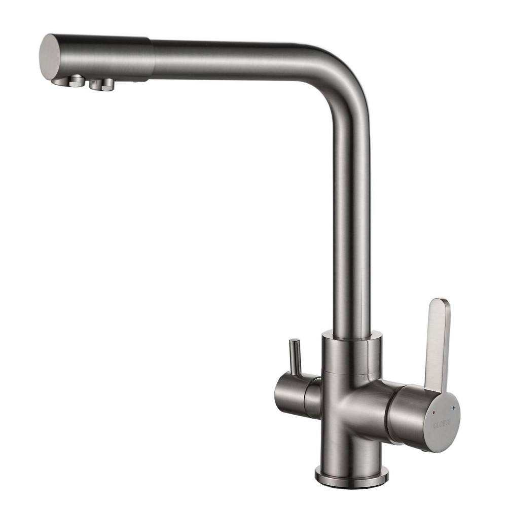 Смеситель для кухни под осмос Globus Lux LAZER GLLR-0444-8-STSTEEL (000013280) Киев - изображение 1