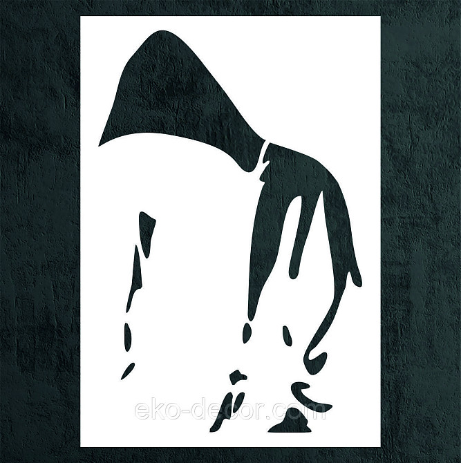 Декоративное настенное Панно «Силуэт мужчины», Декор на стену 70*48 см, Белый Киев - изображение 7