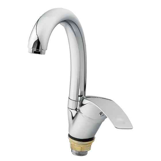 Смеситель s40 Ø40 для кухни гусак ухо на гайке TAU SL-4B143C (9840140) Киев