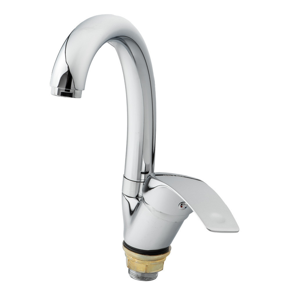 Смеситель s40 Ø40 для кухни гусак ухо на гайке TAU SL-4B143C (9840140) Киев - изображение 3