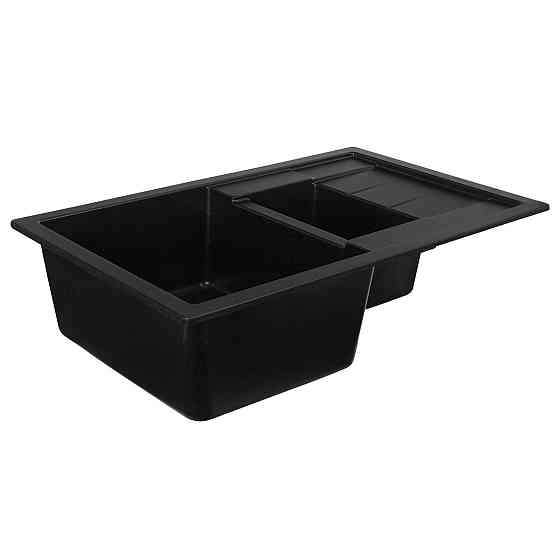 VALESO Гранітна мийка для кухні VALESO TOSKANA 7850W матова Чорний металік Киев