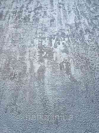 Шпалери вінілові на паперовій основі Zambaiti C88128 ABITAT штукатурка під бетон розмитий зелений пляшковий Київ