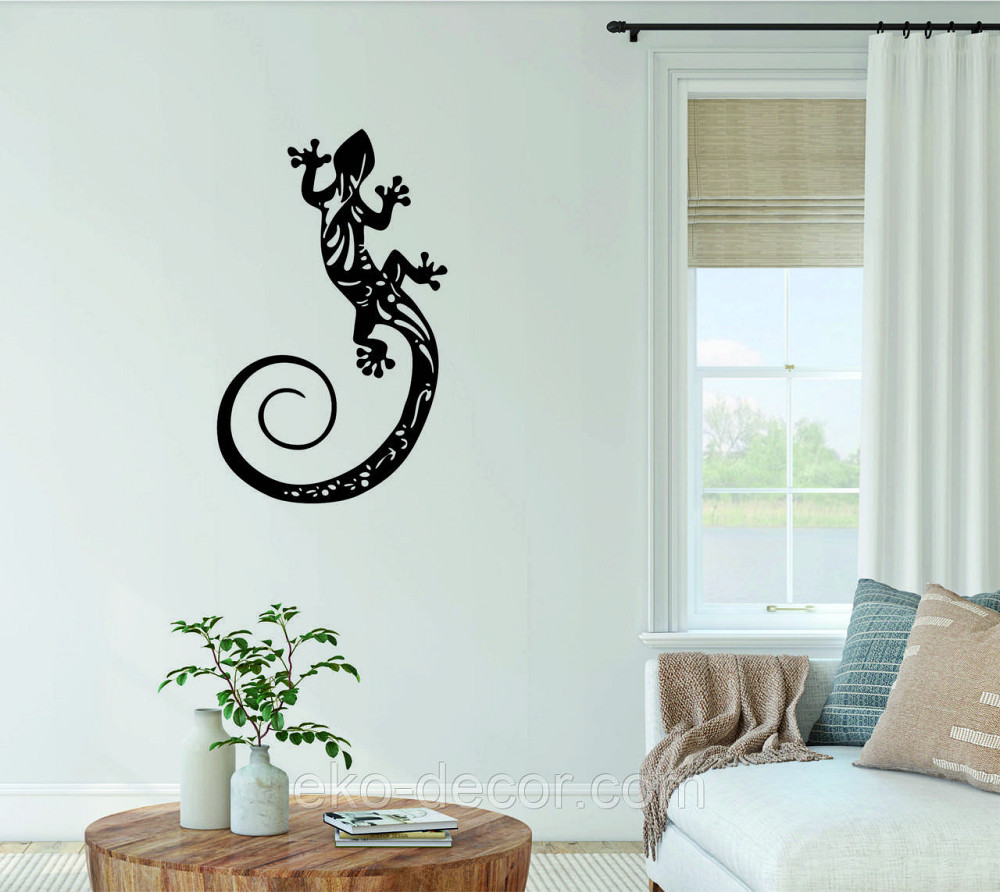 Декоративне настінне 3D Панно «Ящірка» Декор на стіну з об'ємом Київ - фото 7