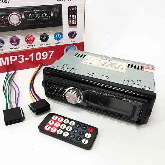 Автомагнітола 1 din для автомобіля MP3-1097, Автомагнітола, Магнітола в машину з блютузом HS-23 Івано-Франківськ