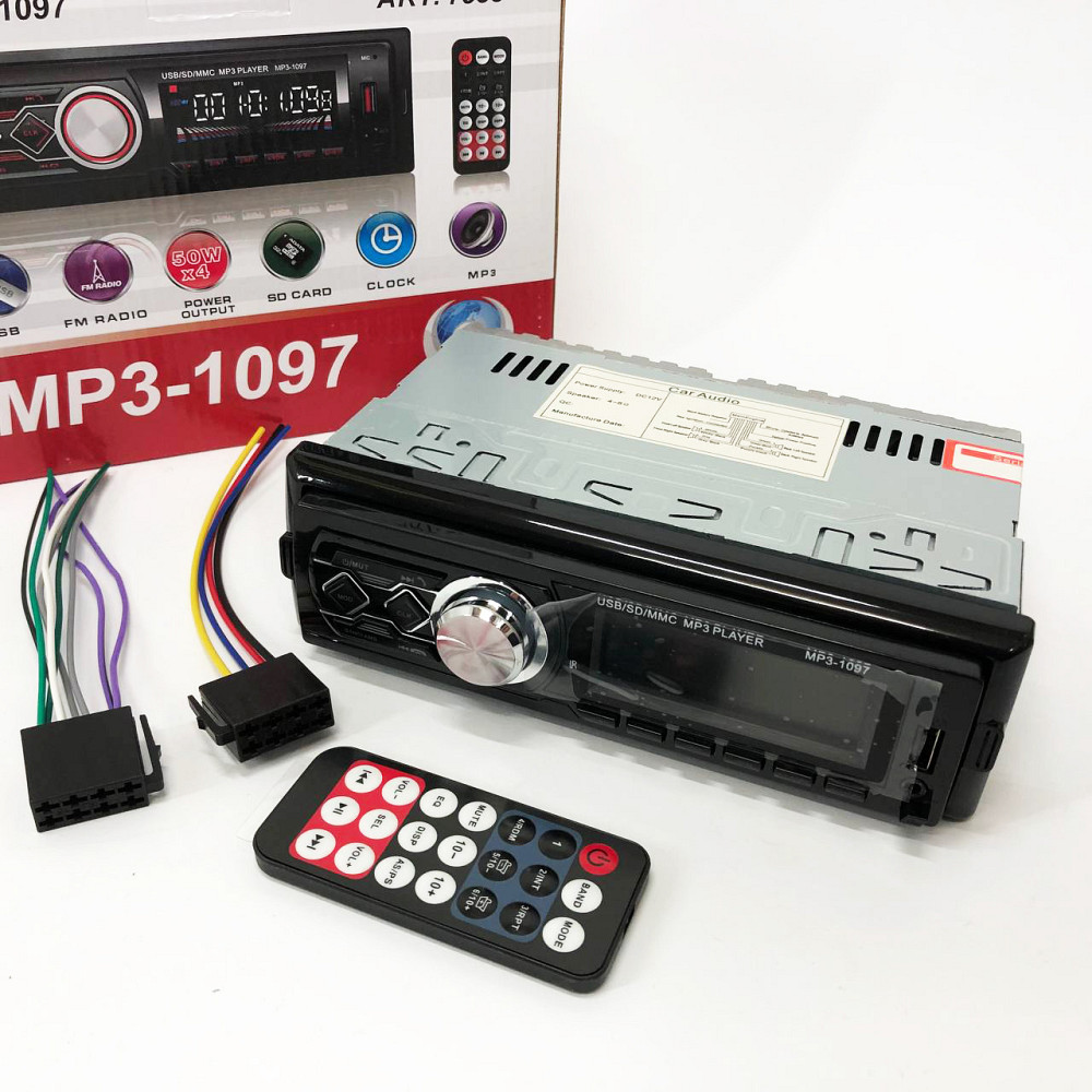 Автомагнітола 1 din для автомобіля MP3-1097, Автомагнітола, Магнітола в машину з блютузом HS-23 Івано-Франківськ - фото 4