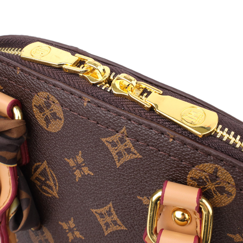 Каркасна жіноча сумка з екошкіри Vintage sale_15152 Коричневий Київ - фото 3