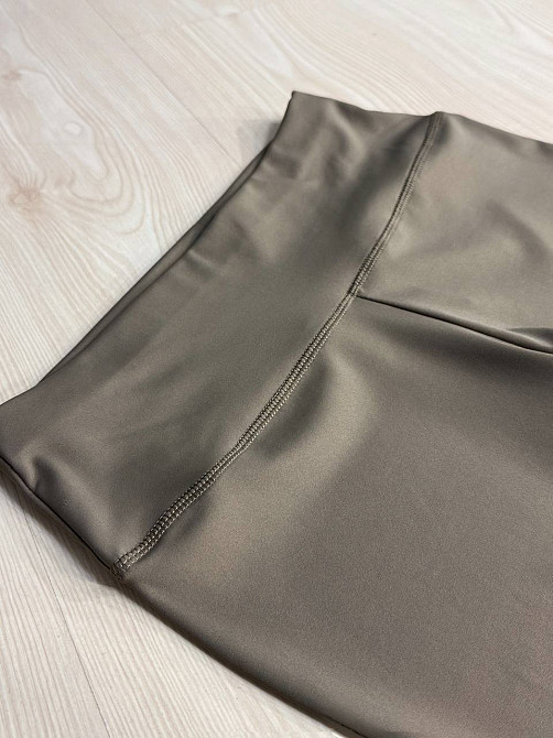 Шорты женские Black Cyclone 2683-2695 велосипедки дайвинг с широким поясом и надписью clo бежевые, бежевый, M Киев - изображение 5