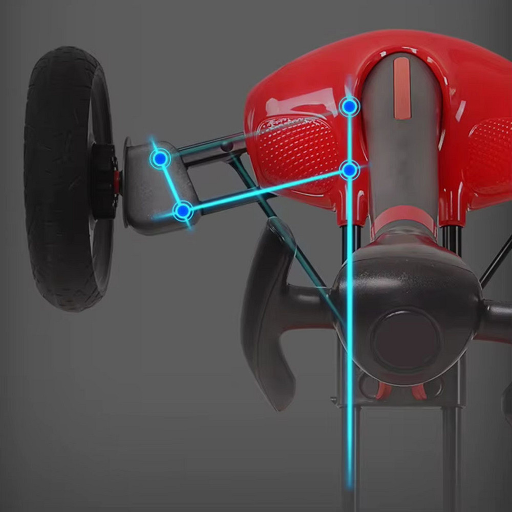 Электрокарт детский 6км/час, до 50кг, 86х54х48.5см, HL-B6, Красный / Электрический карт складной / Детский электромобиль Киев - изображение 4