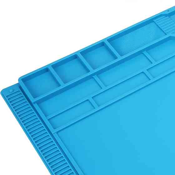 Термостойкий силиконовый коврик для пайки 55x35 см с магнитами Киев