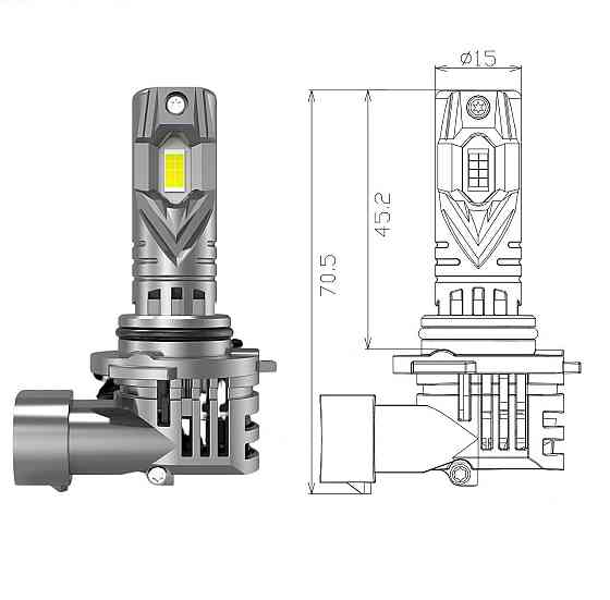 Комплект світлодіодних ламп Qline SA HB4 (9006) 52W 6000K Qline (Small Active) 12V Харків