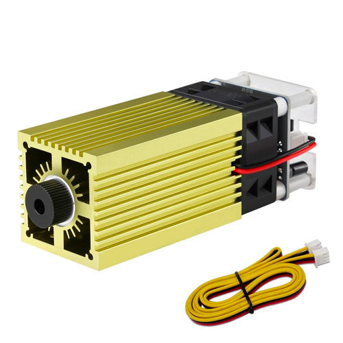 Мощный лазерный модуль LT-40W-A-Gold 40 Вт 450 нм с регулированной фокусировкой для резки и гравировки Киев - изображение 2