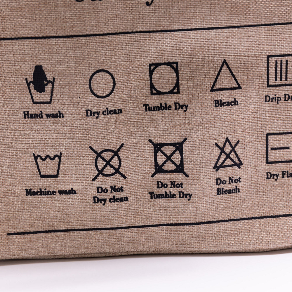 М'яка корзина для білизни бежевого кольору 28 л Київ - фото 5