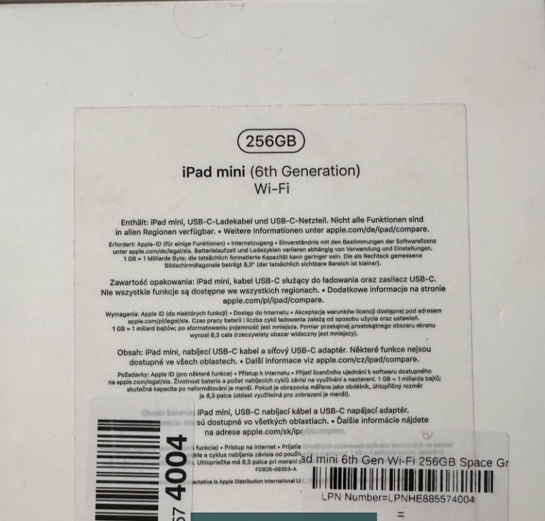 Планшет Apple iPad Mini (6 generation) 256Gb. Киев - изображение 3