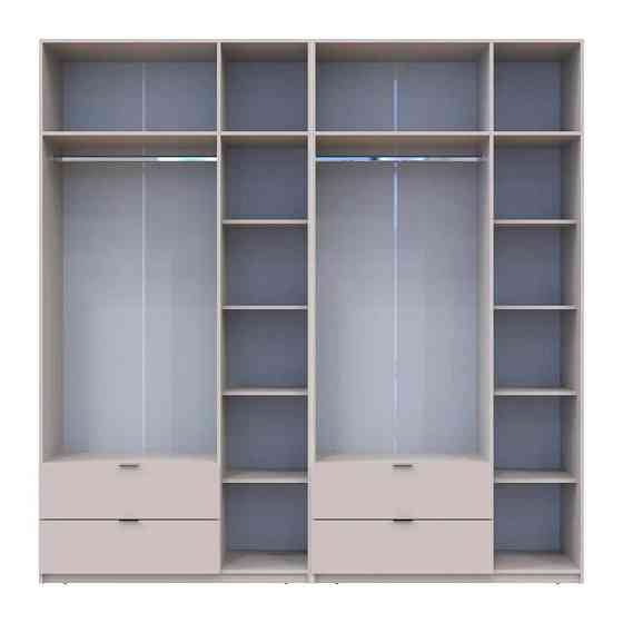 Шкаф для одежды Doros Лукас Кашемир 3+3 ДСП 240х50х240 DRS-011713 (42005108) Днепр