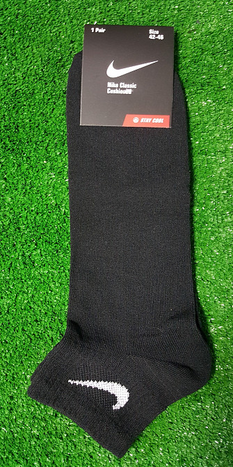 Шкарпетки демісезонні бавовна укорочені Nike Туреччина розмір 42-45 асорті Київ - фото 1