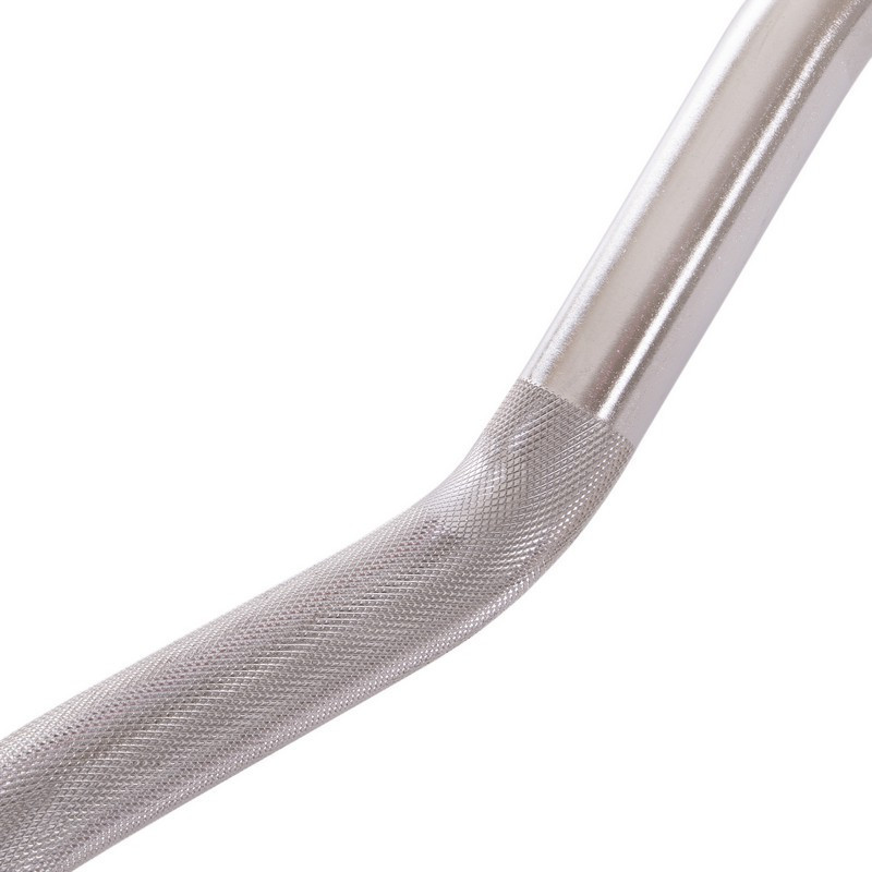 Штанга фіксована вигнута прогумована Zelart 2687-30 довжина 95 см 30 кг Київ - фото 5