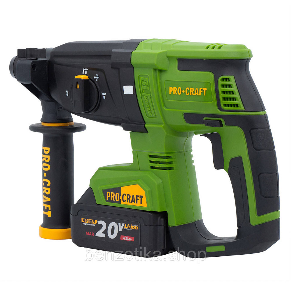 Акумуляторний перфоратор Procraft PHA40 Кейс (з 2 акб та ЗП) Київ - фото 6