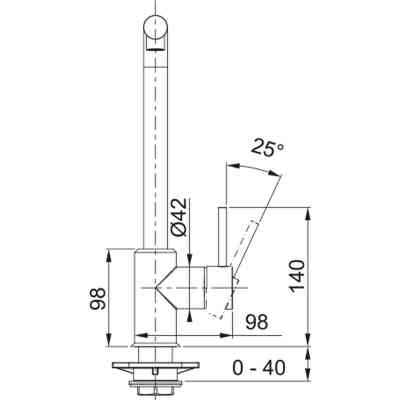 Змішувач Franke Lina L Pull Out (115.0668.383) Вінниця