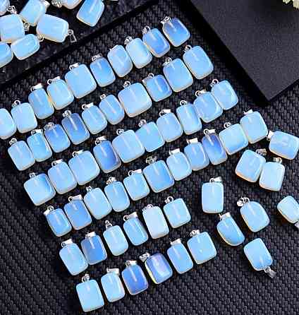 Кулон камінь опал прямокутний підвіска без шнурка 1 шт Київ