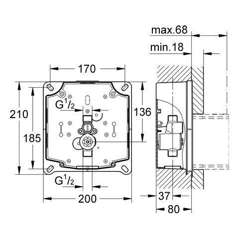 Змивний пристрій для пісуару Grohe Rapido UMB   ( 38787000 ) 23021 Харьков - изображение 2
