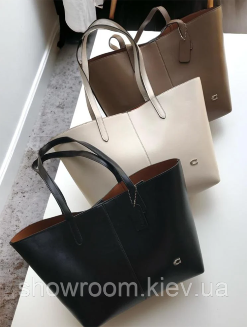 Брендовая женская сумка шоппер Coach (8503-1) Киев - изображение 9