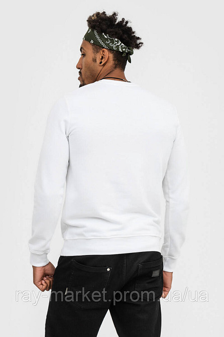 Світшот базовий утеплений Ray Basic чоловічий білий (U0301M-White) XL Київ - фото 3