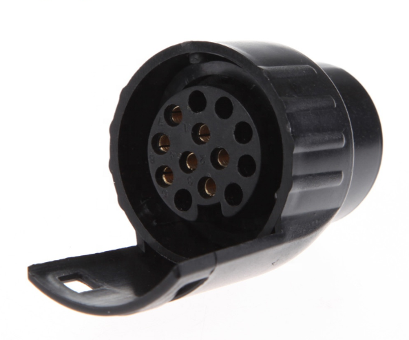 Переходник с 7-контактной розетки автомобиля на 13-контактный штекер прицепа, адаптер фаркопа Киев - изображение 5