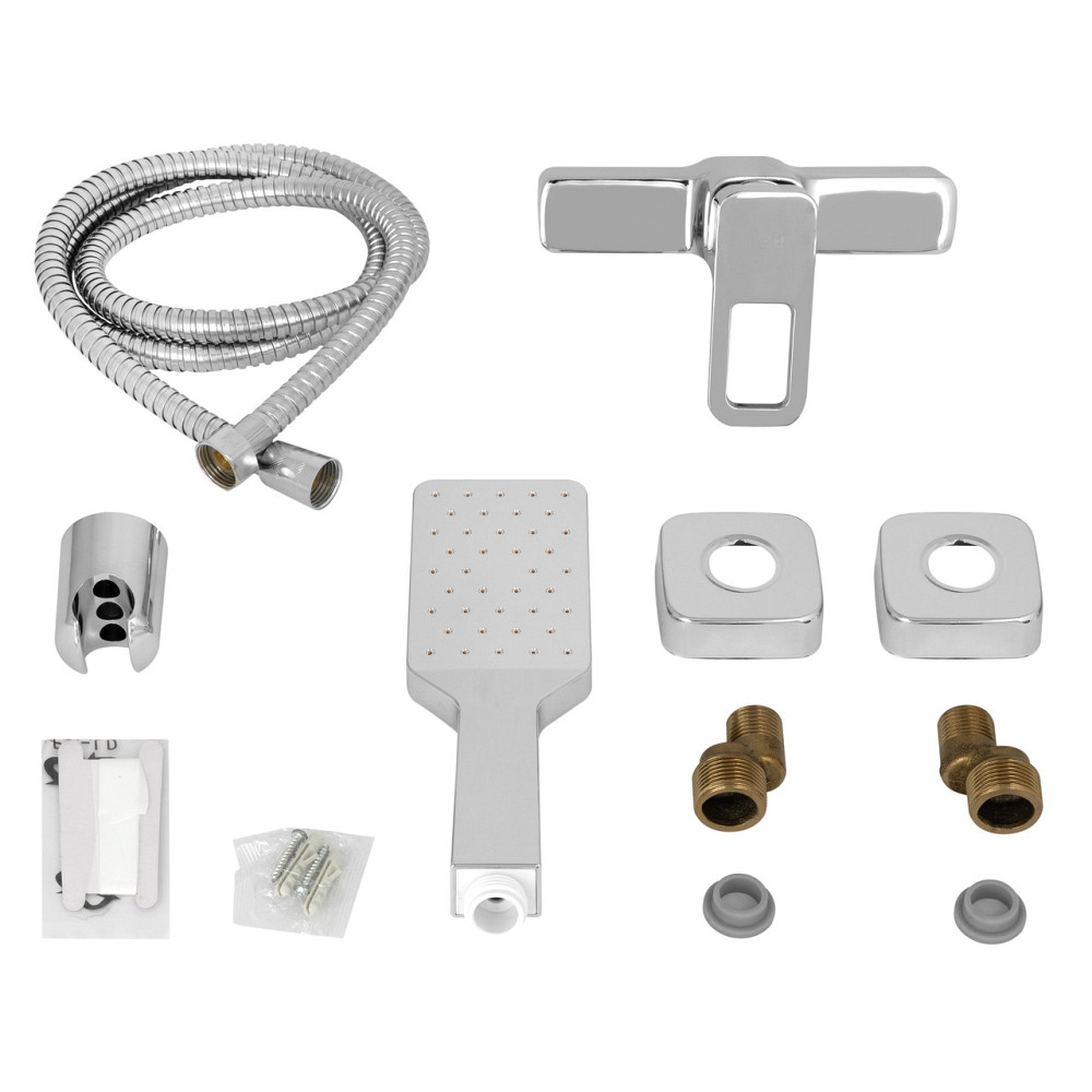 Смеситель для душа Lidz Wawel 010 (с душевым гарнитуром) (k40) LDWAW010CRM45390 Chrome Киев - изображение 7