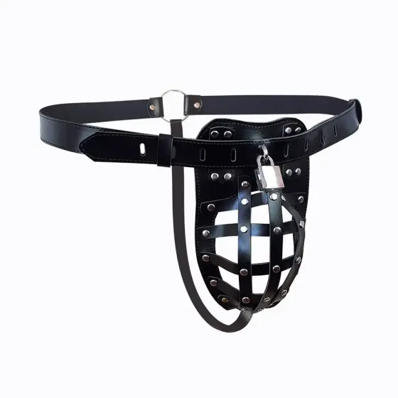 Чоловічий пояс вірності Art of Sex – Vartal, натуральна шкіра Львів