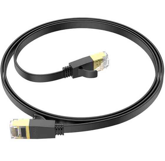 Кабель мережевий для інтернету HOCO US07 General, 1 м, чорний Вінниця