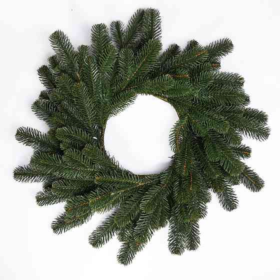 Штучний різдвяний вінок Зелений Святковий 60 см TD-VINGR Київ
