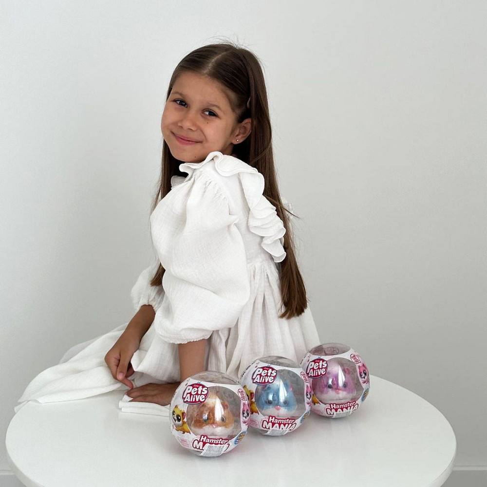 Інтерактивна м'яка іграшка S1 - Кумедний хом'ячок (рожевий) Днепр - изображение 5