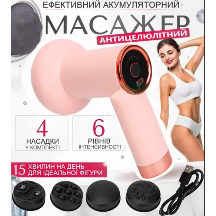Массажер от сети для снятия напряжения Deep Rolling Massager, Спортивный массажер для спины DI-96 Львов - изображение 13
