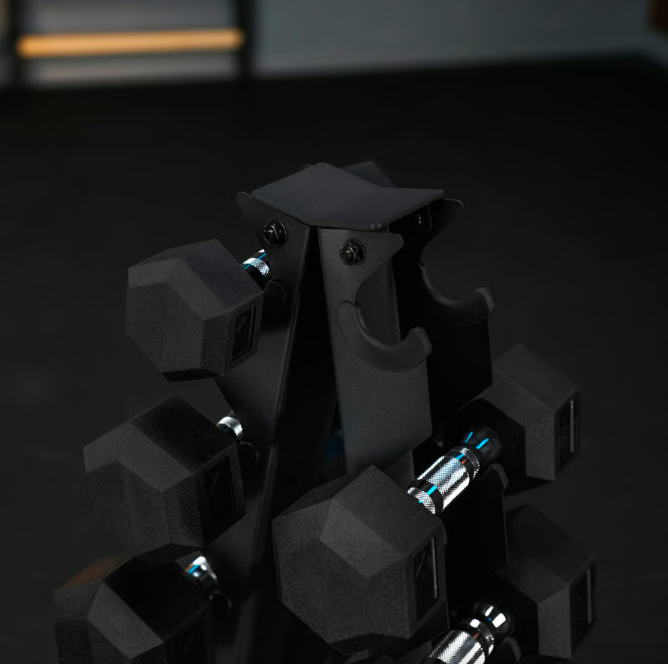 Стійка-піраміда для зберігання 5 пар гантелей Trex Sport TX-055DR Київ - фото 10