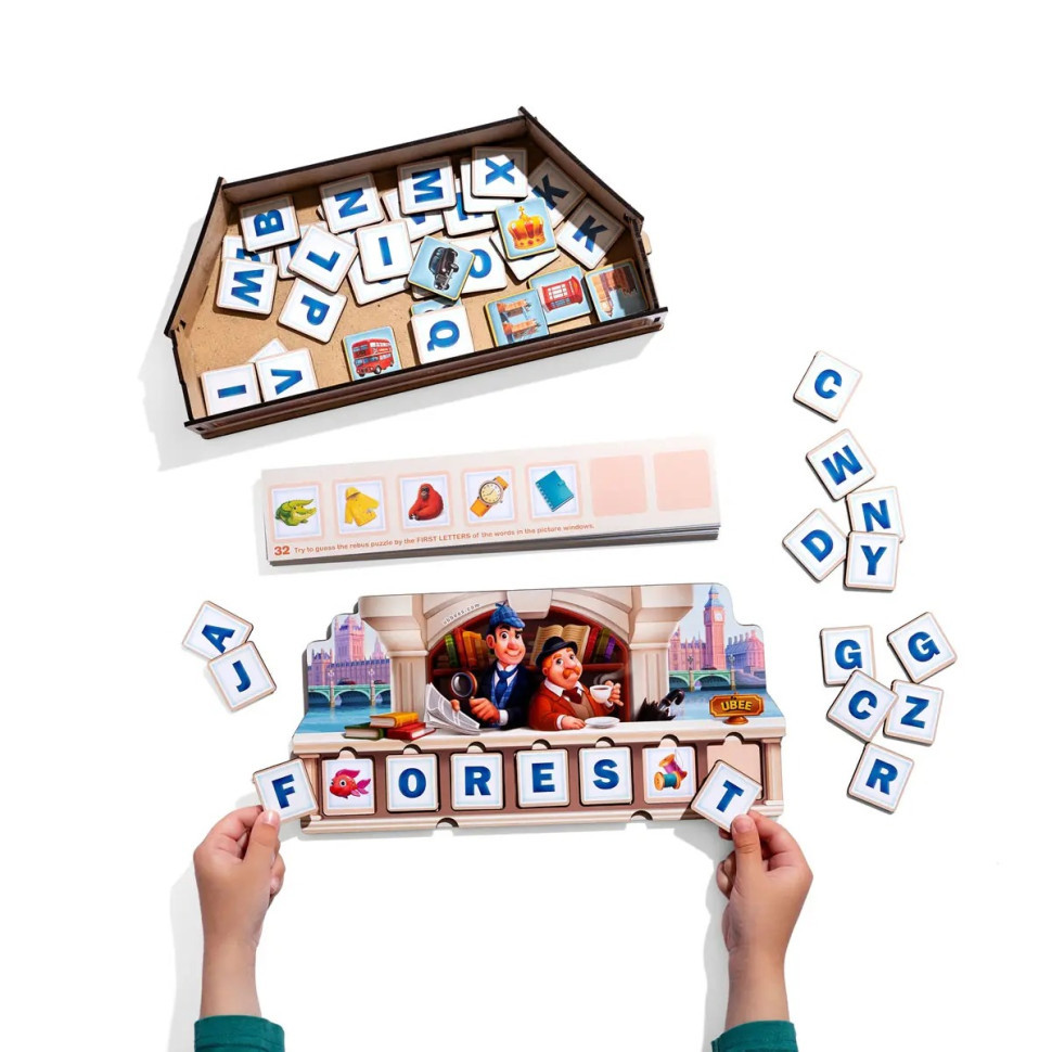 Деревянная детская развивающая игра 