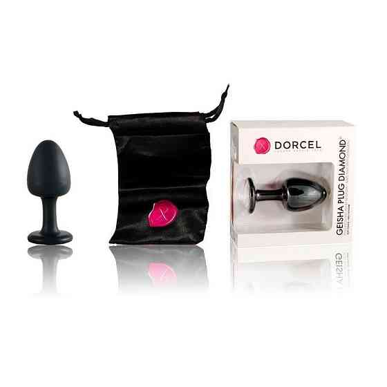 Анальна пробка Dorcel Geisha Plug Diamond L з кулькою всередині, створює вібрації, макс. діаметр 4см Sex Aura Київ