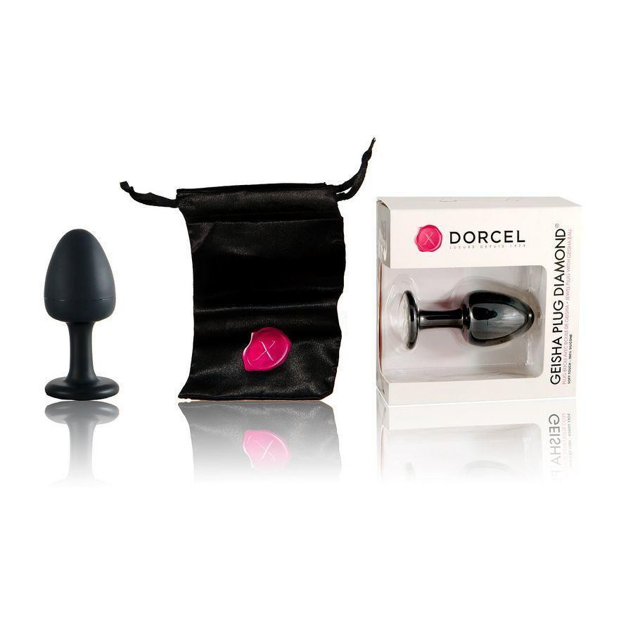 Анальна пробка Dorcel Geisha Plug Diamond L з кулькою всередині, створює вібрації, макс. діаметр 4см Sex Aura Київ - фото 3