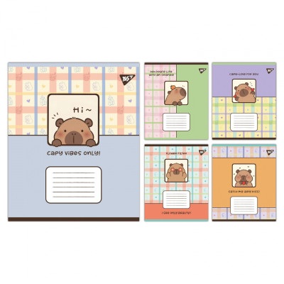 Зошит Yes Capy vibes А5 24 аркушів лінія (767956) Вінниця - фото 1