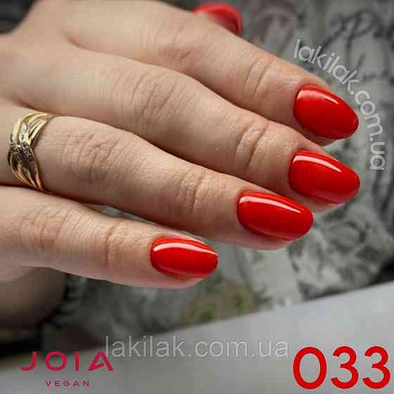 Гель-лак JOIA vegan 033 червоний, 6 мл Херсон