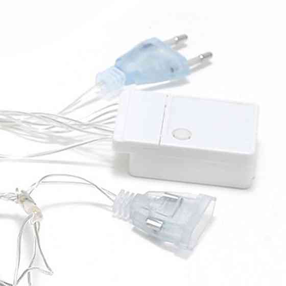 Гірлянда новорічна тепла біла 120 LED 1.7x1.5м Київ