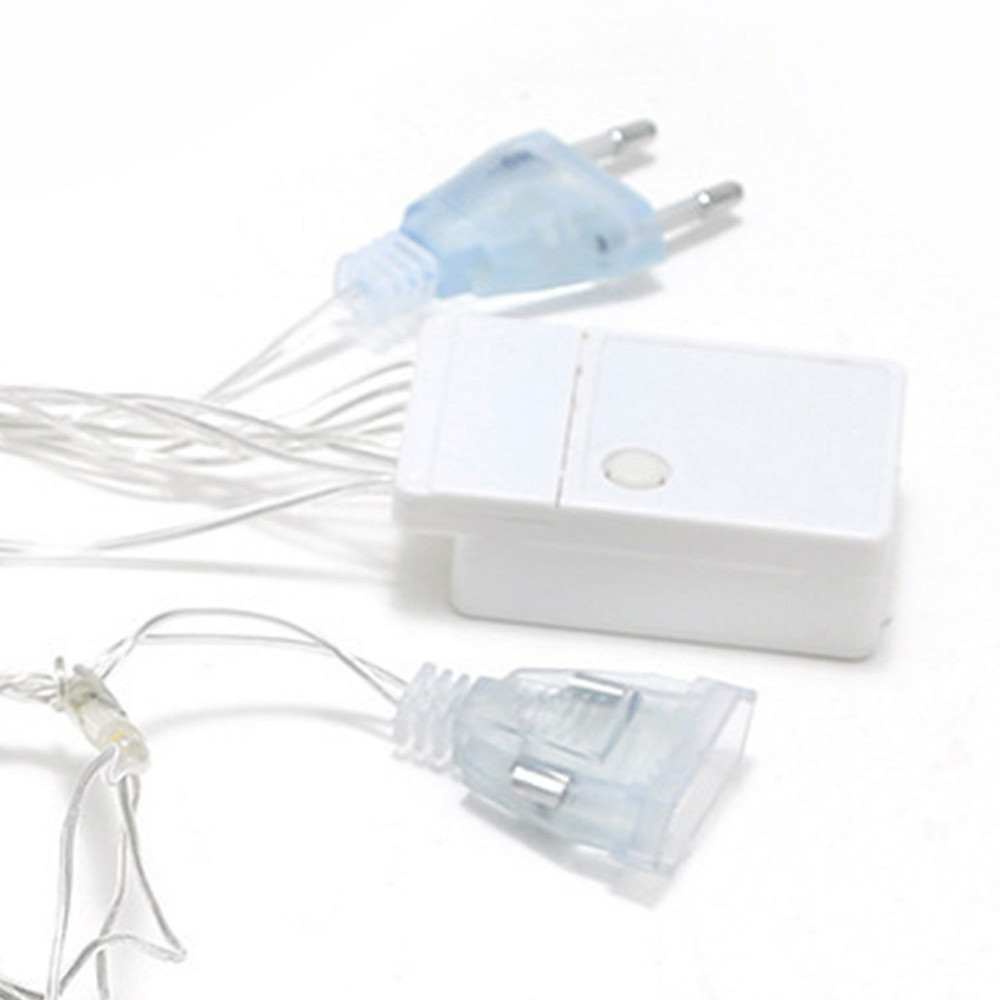 Гірлянда новорічна тепла біла 120 LED 1.7x1.5м Київ - фото 3